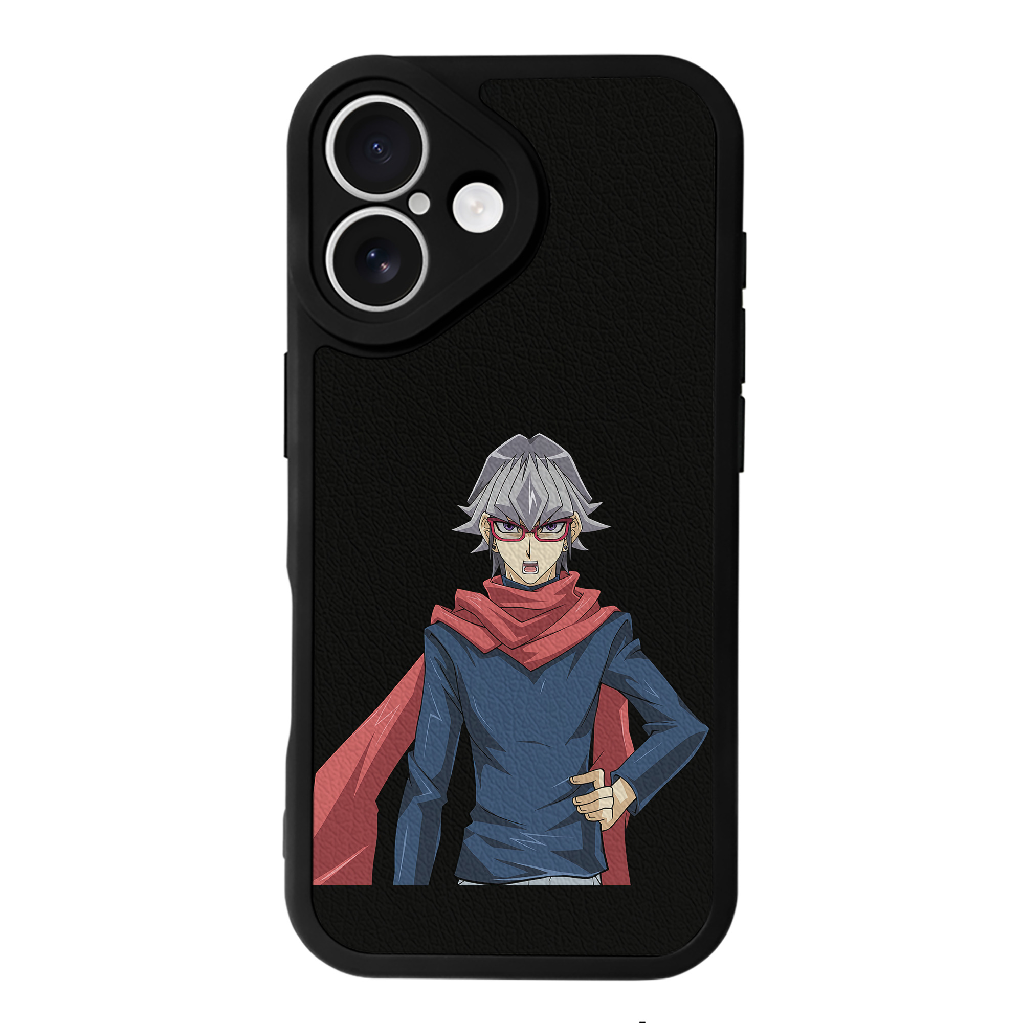 遊☆戯☆王 Yu-Gi-Oh! 【iPhone 16シリーズ対応】シリコンスマホケース（レザー調） 材質：シリコン